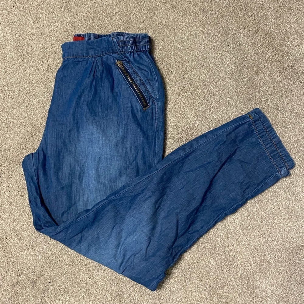 Signature Pull On Denim Pants
